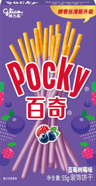 百奇 蓝莓树莓味
